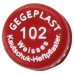 Boîte de sparadrap médical allemand WWII “GEGEPLAST 102” blanc