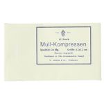 Emballage de 15 compresses de gaze “Mull-Kompressen” 12x12 cm