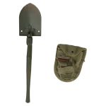 Pelle-pioche pliante US avec étui M1956 (Olive Drab)