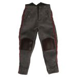 WWI German Feldgrau weathered trousers with knee reinforcements
