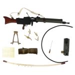 German MG08 heavy machine gun in metal with accessories