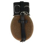 M31 canteen with felt cover, leather straps and cup (Brown)