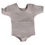 Grey short-sleeve T-shirt / bodysuit undershirt
