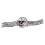 Distintivo da petto SS da sera con Totenkopf in metallo