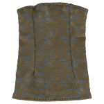 Blau-taupefarbenes Bustier mit Muster, Iris-Amicitia-Stil Final Fantasy XV
