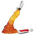Jetpack Rocketeer Cirrus X3 con base ed effetto fiamma