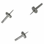 Set aus 3 Weapon-X-Experimentierelektroden / Metallanschlüssen