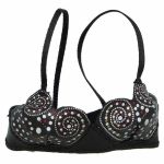 Schwarzer BH mit Strass und Mustern, Nancy Callahan / Sin City