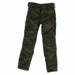 Grau-grüne Kampfhose mit Woodland-Camouflage