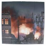 Figurine Fond illustr� Normandie en flammes