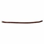 Ceinture en cuir brun avec boucle métallique