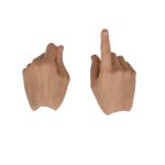 Caucasian male hands