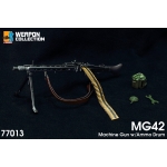 Mitrailleuse MG42 avec bande de cartouches (Noir)