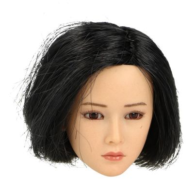 Asian Female Headsculpt with Moveable Eyes