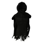 Worn Flexible Hooded Cape (Black)