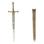 Knight Sword with Scabbard (Silver)