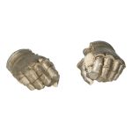 Female Worn Armor Gloved Hands (Silver)