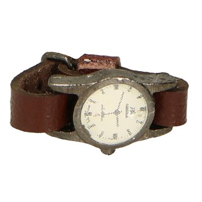 Montre en métal (Blanc)