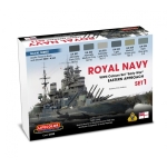Royal Navy - WWII Colours Set Early War Eastearn Approach Set 1 Paint Set