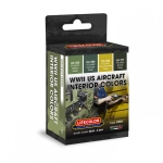 WWII US Aircraft Interior Colors Paint Set