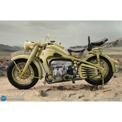 WWII German Zündapp KS 750 Motorcycle with Sidecar (Sand)