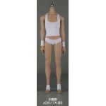 Super Flexible Lean Slender Caucasian Wheat Male Seamless Body