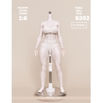 Unpainted Platinum Silicone Caucasian White Female Body (Middle Bust)