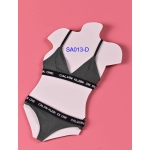 Classic Back Crossover Underwear Set (Grey)