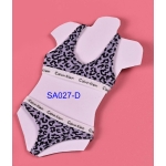 Classic Back Crossover Underwear Set (Purple)