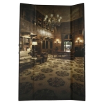 Fond de diorama intérieur année 30 petite taille