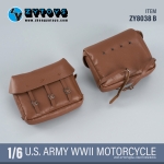 US Army WWII Harley-Davidson Motorcycle Bag (Brown)