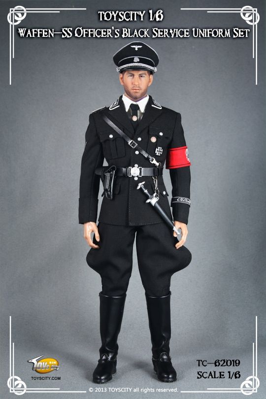 WaffenSS Officer's Black Service Uniform Set Machinegun