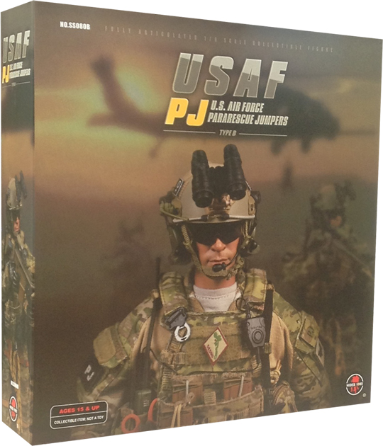 Figurine 1/6 USAF PJ US Air Force Pararescue Jumpers (Type B