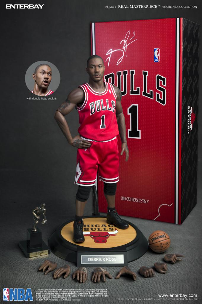 ENTERBAY DERRICK ROSE 1/6 フィギュア　ローズ ENTERBAY 1/6 NBA Bulls Derrick Rose Limited Ver. Action