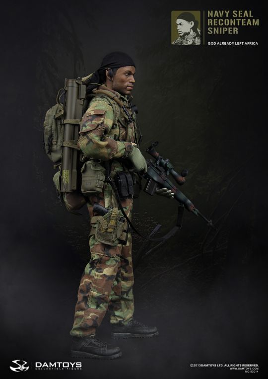 ミリタリー NAVY SEAL RECONTEAM LEADER Navy Seal Reconteam Sniper Dam Toys - Machinegun