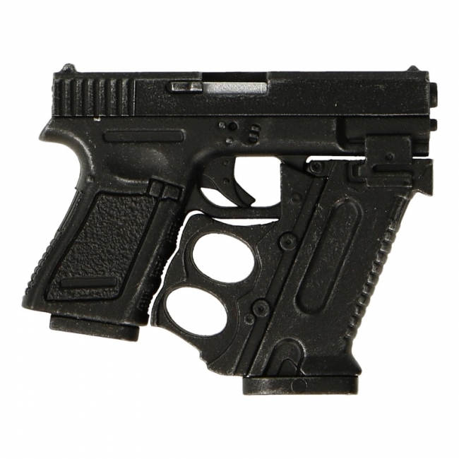 Glock Pistol with Removable Grip (Black) Hot Toys - Machinegun