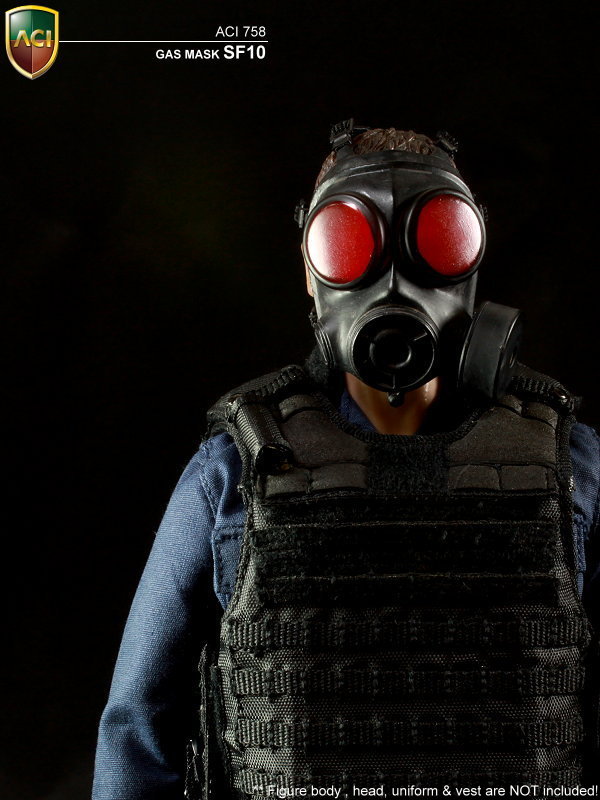 Gas Mask SF10 (Black) / QUICK-TOY