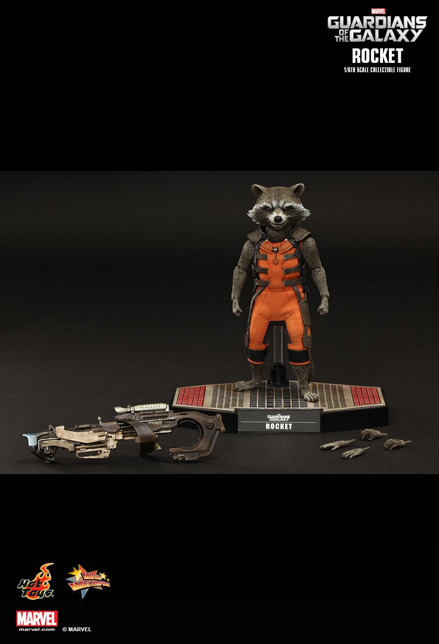 Guardians Of The Galaxy - Rocket Hot Toys - Machinegun
