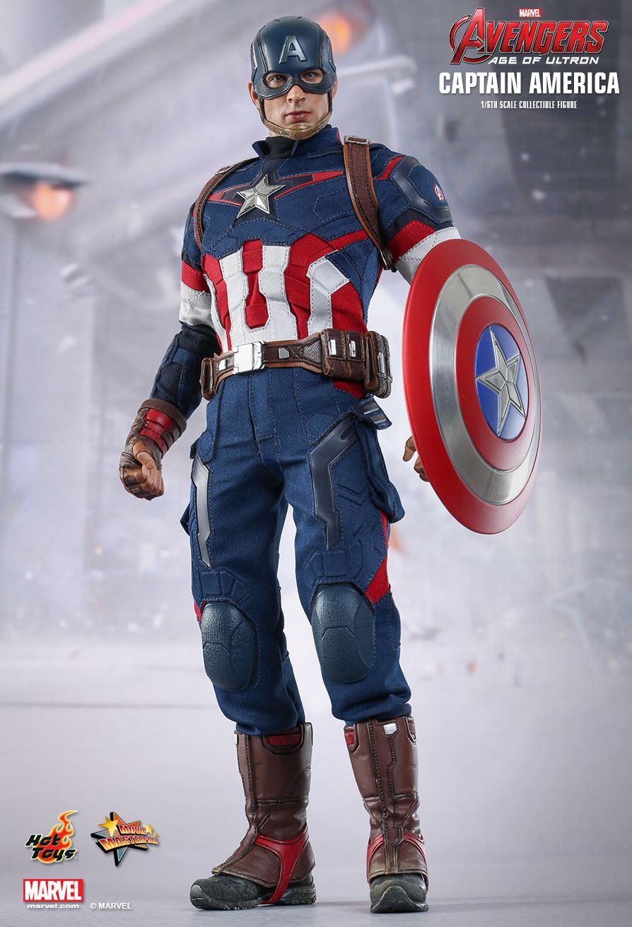 Avengers Age Of Ultron Captain America Hot Toys Machinegun