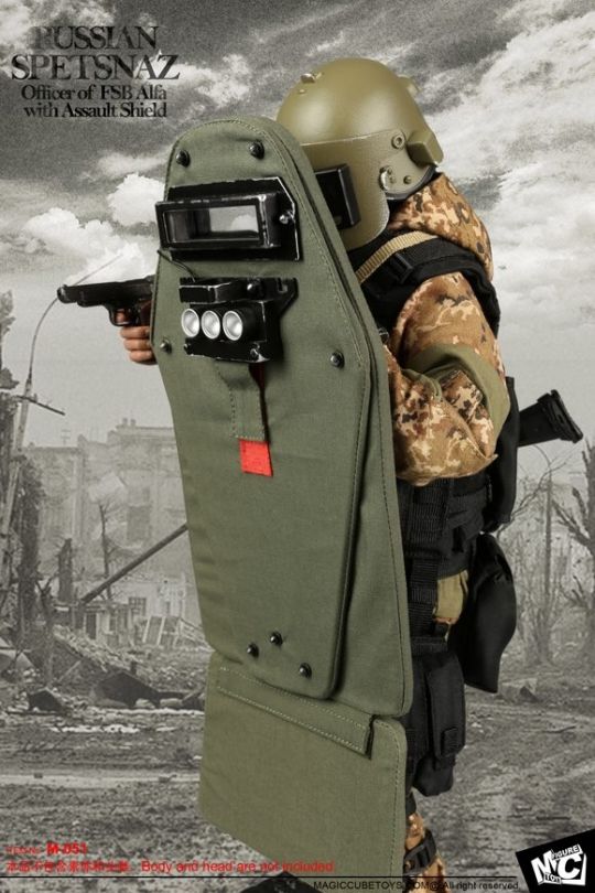 Russian Spetsnaz - Officer of FSB Alfa with Assault Shield Set