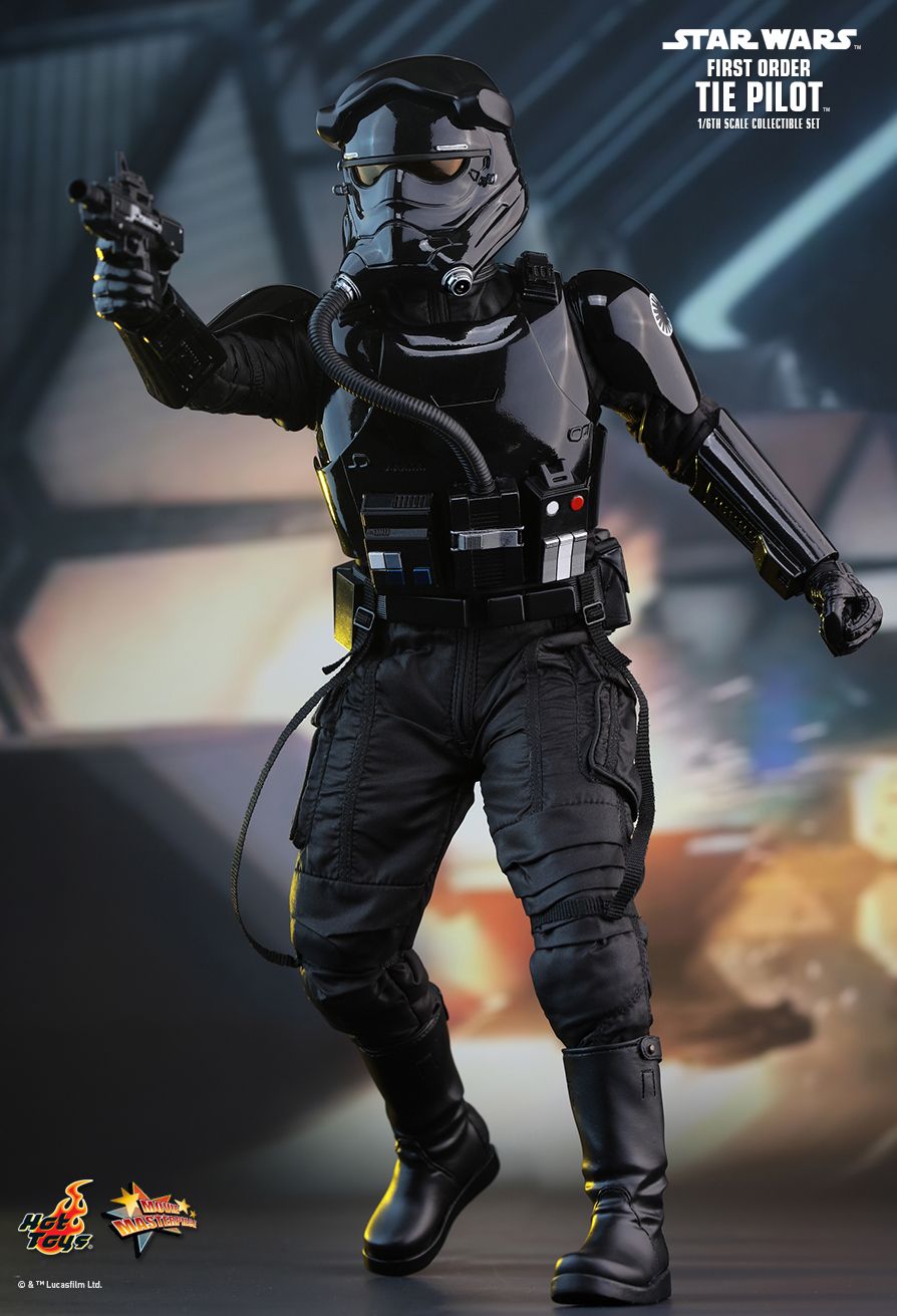 Star Wars First Order Tie Fighter Pilot Elite The Force Awakens 2015 Hasbro 3.75 - Jeux & Jouets