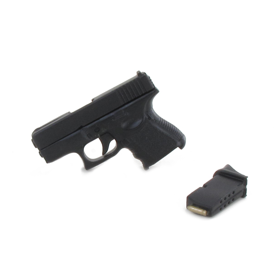 Glock 23 Compact Handgun (Black) Hot Toys - Machinegun
