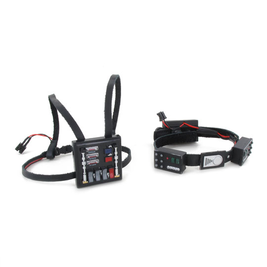 LED Light Up Life-Systems Computer with Belt (Black) Sideshow ...