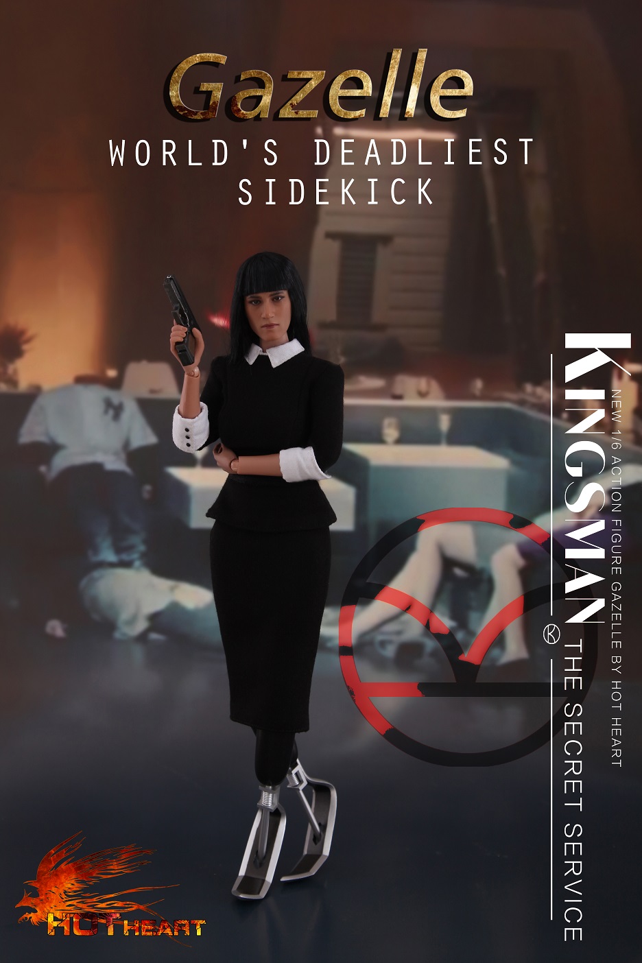 Kingsman : The Secret Service - Gazelle Hot Heart - Machinegun