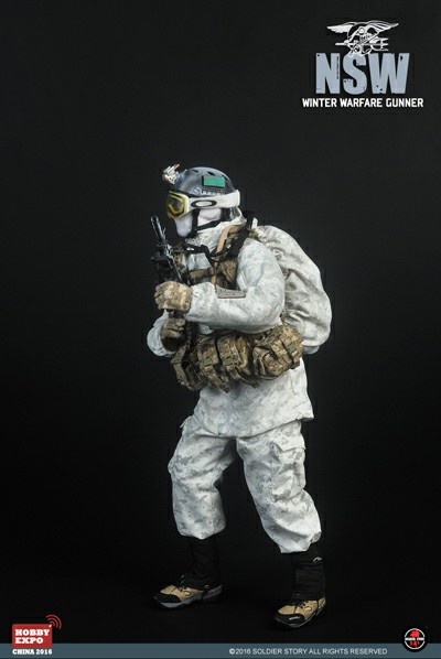NSW WINTER WARFARE GUNNER フィギュア NSW Winter Warfare Gunner Soldier Story - Machinegun