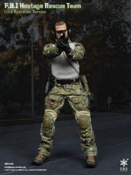 Figurine 1/6 FBI Hostage Rescue Team (Field Operation Version ...