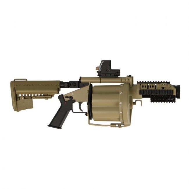 40mm MGL 105 Grenade Launcher (Coyote) Easy & Simple