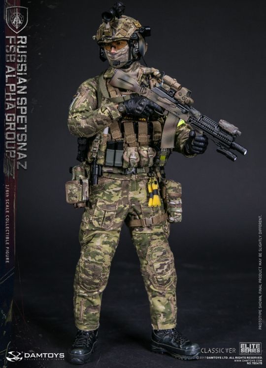 Russian Spetsnaz FSB Alpha Group (Classic Version) Dam Toys