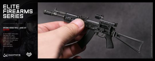 Spetsnaz Assault Rifle - AK105 (Black) Dam Toys - Machinegun