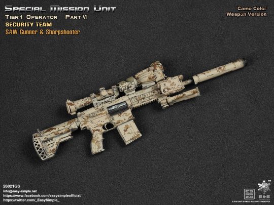 SMU Tier-1 Operator Part VI Deluxe Pack (Camo Color Weapon Version